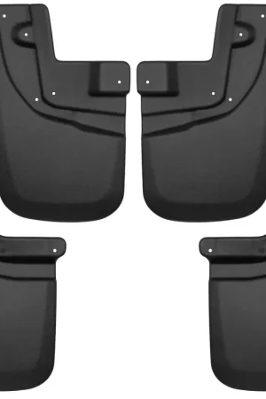 Husky Liners 05-15 Toyota Tacoma w/ OEM Fender Flares Front and Rear Mud Guards - Black Limited Offer